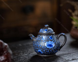 全手工點彩潘壺 全手工點彩潘壺